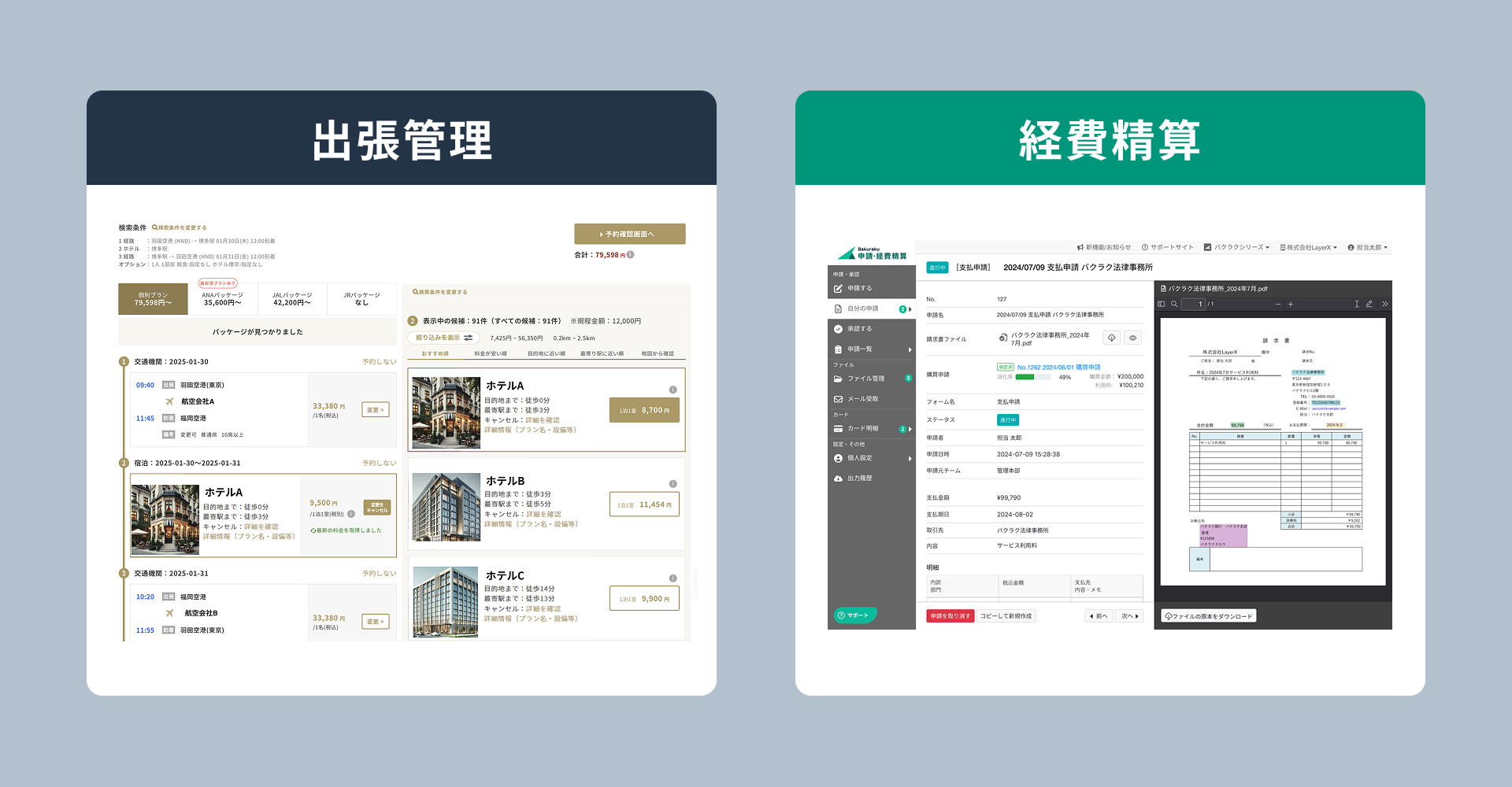出張手配データの自動取り込み