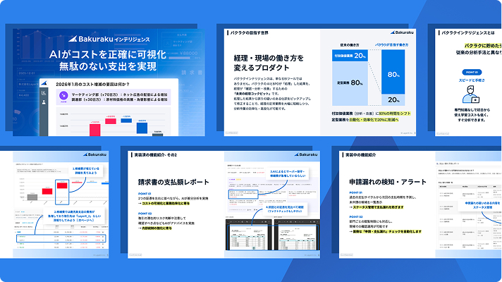 バクラクインテリジェンスご紹介資料